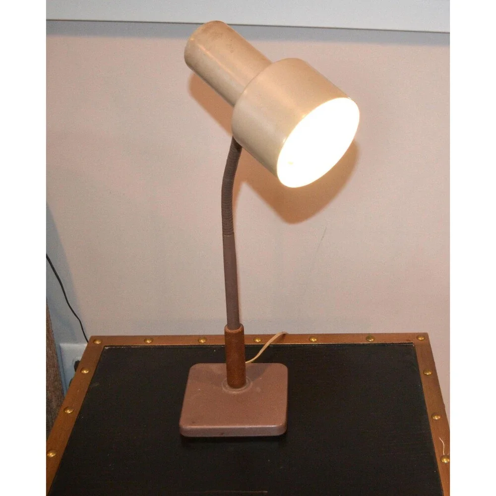 Vintage Desk Lamp Industrial Gooseneck Mid Century
